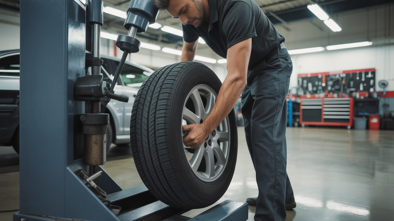 Tire Installation service at Tire Point Automotive in New Westminster